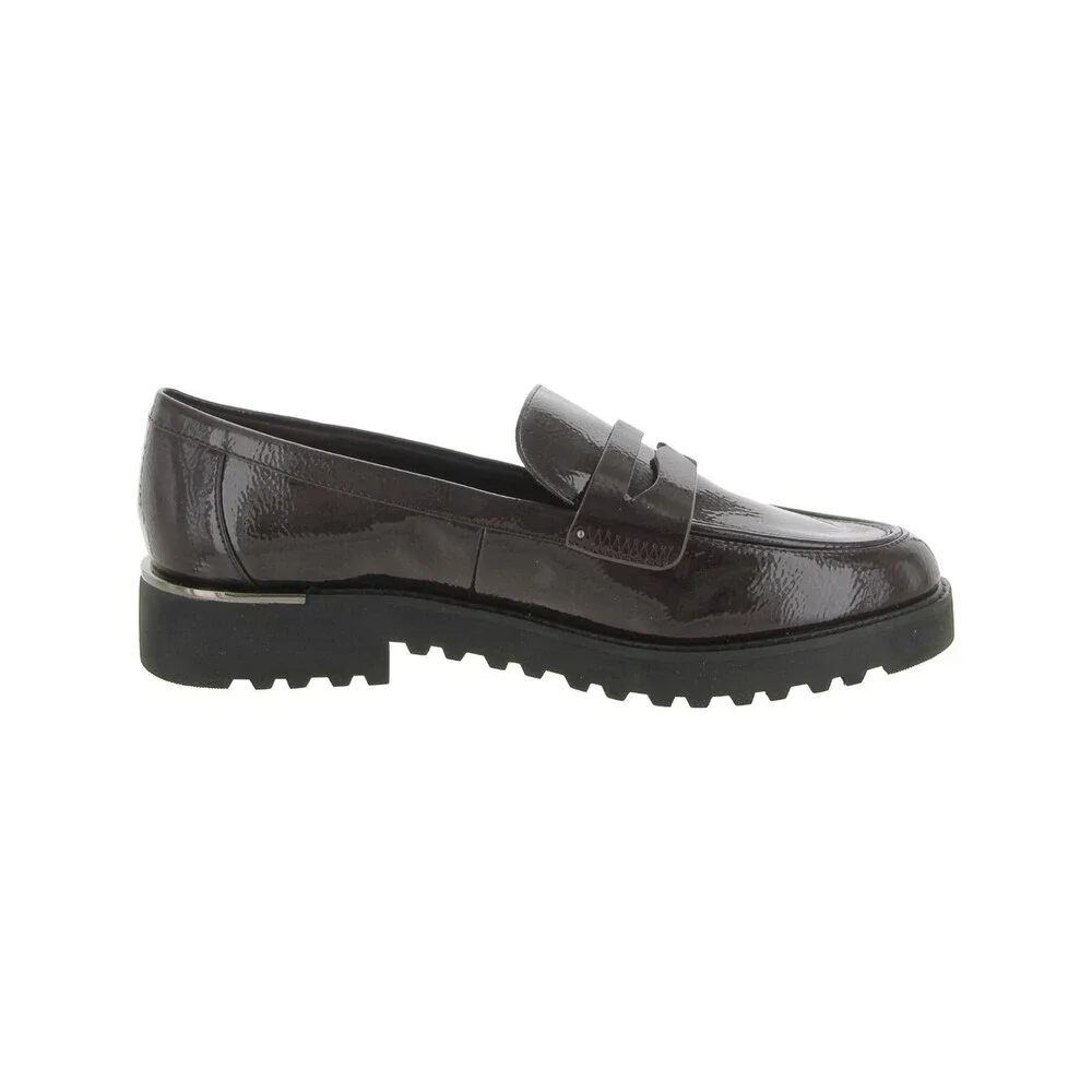 Franco Sarto Camrynn Loafers Women's US 9 Dark Burgundy Lug Sole Shoes GAL640